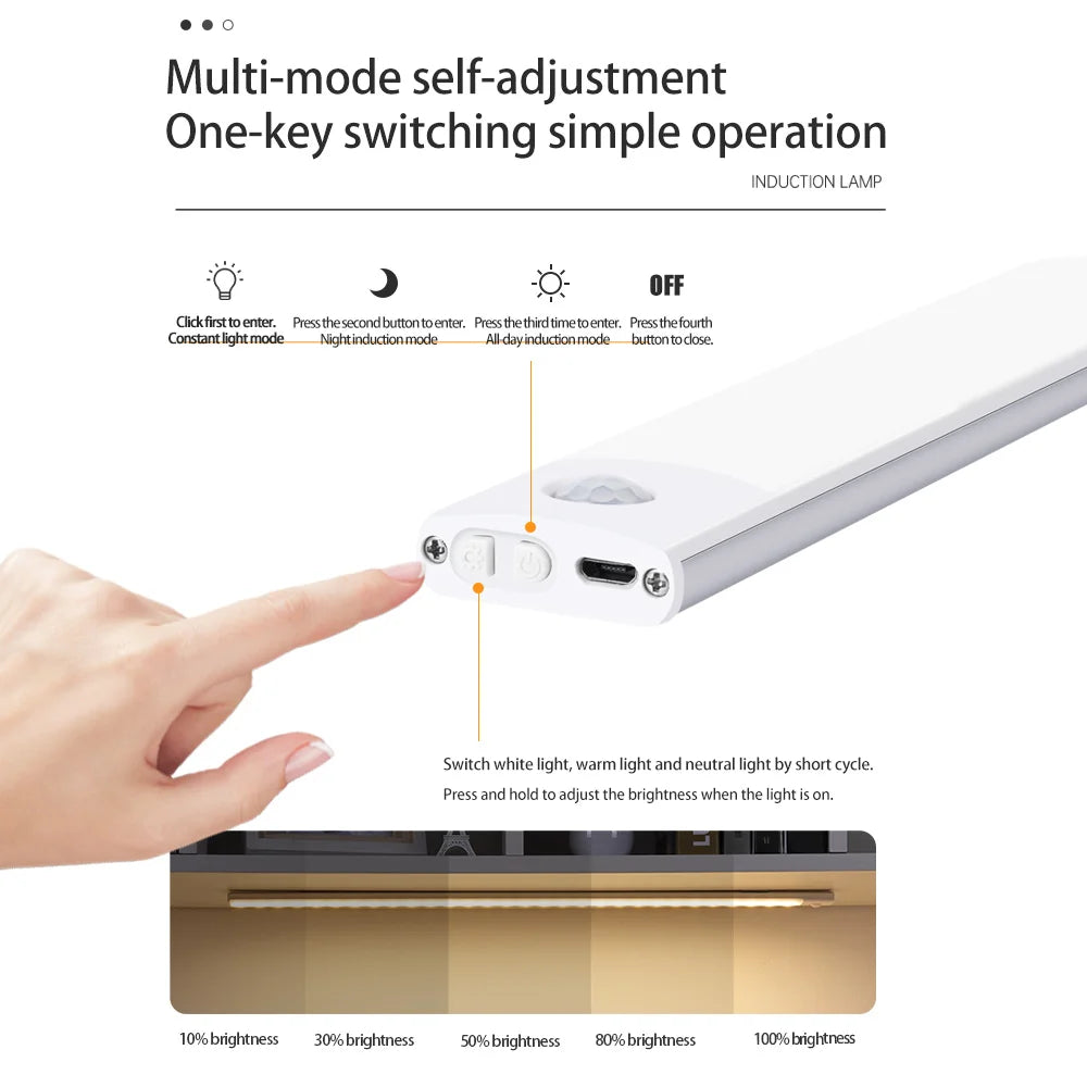 Lumenos. - Oplaadbare Sensor LED Strips