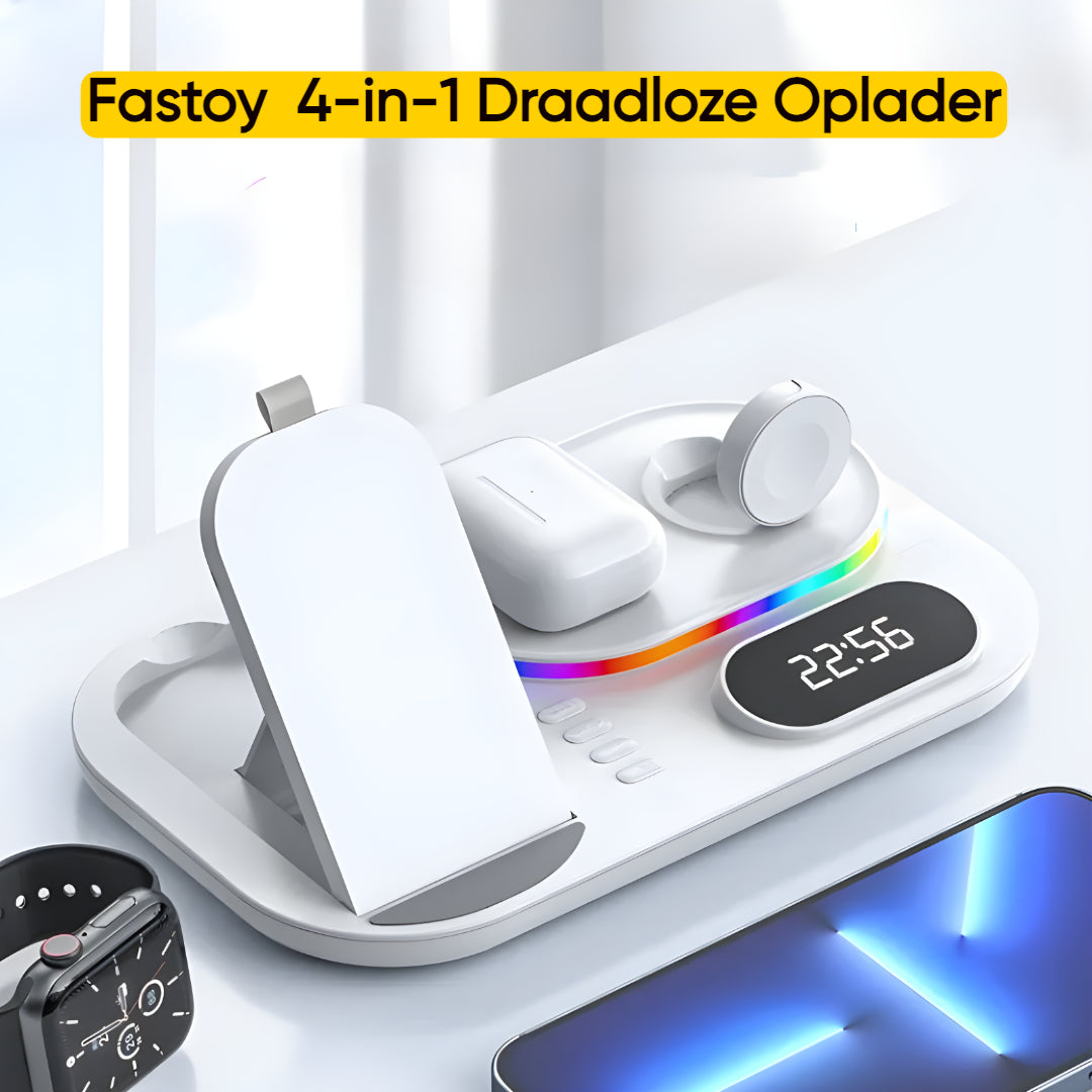 Fastoy  4-in-1 Draadloze Oplader